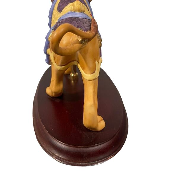 Vintage Lenox Carousel Lion Porcelain Figure w/Certification Stamp 1990 - Picture 12 of 16